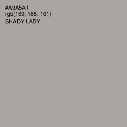#A9A5A1 - Shady Lady Color Image